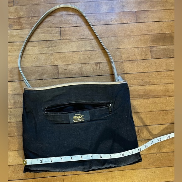 Pinky Purse Blue & Tan Tapestry Hand Bag 12" x9" Florida made - Picture 5 of 8